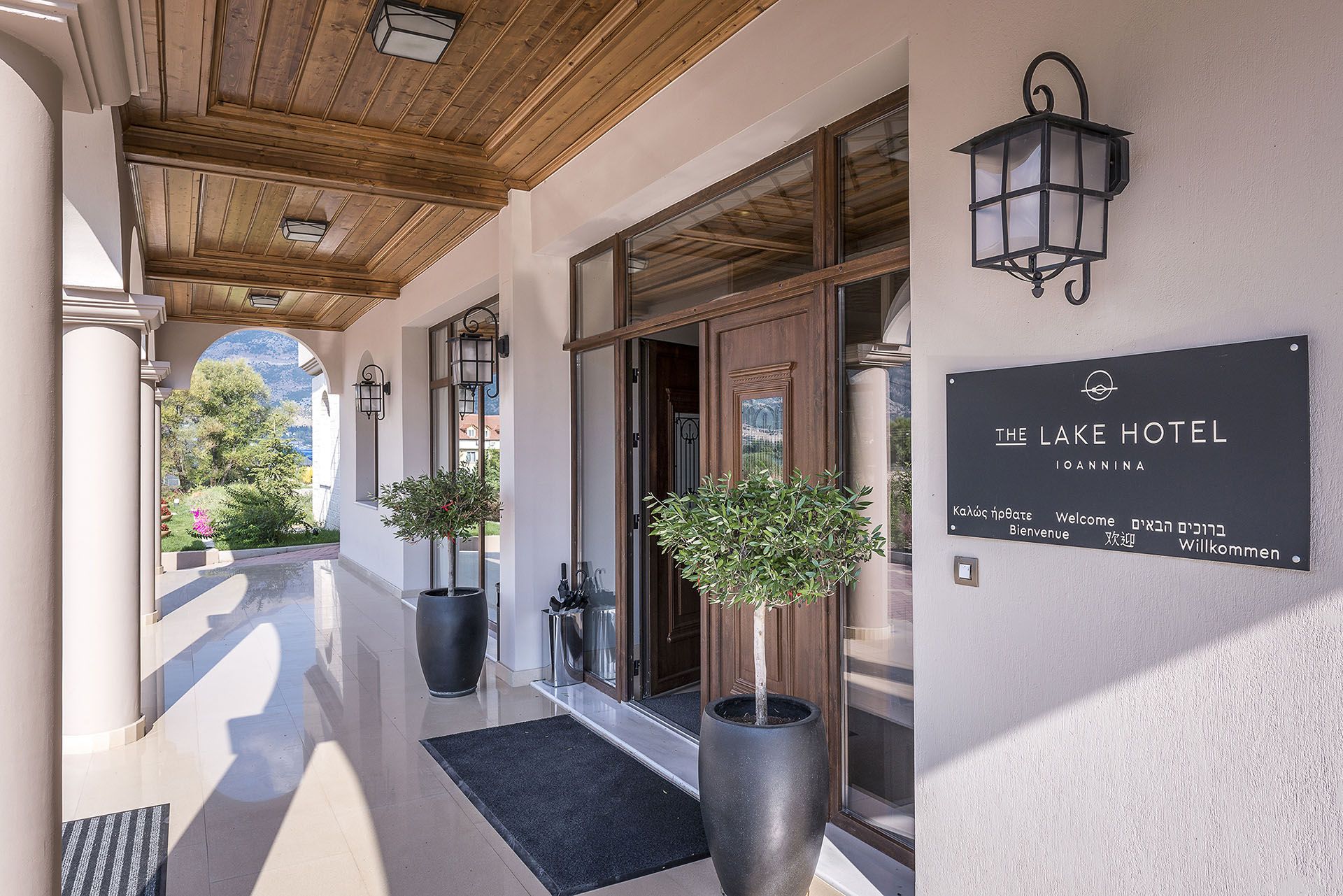 Lake Hotel Entrance