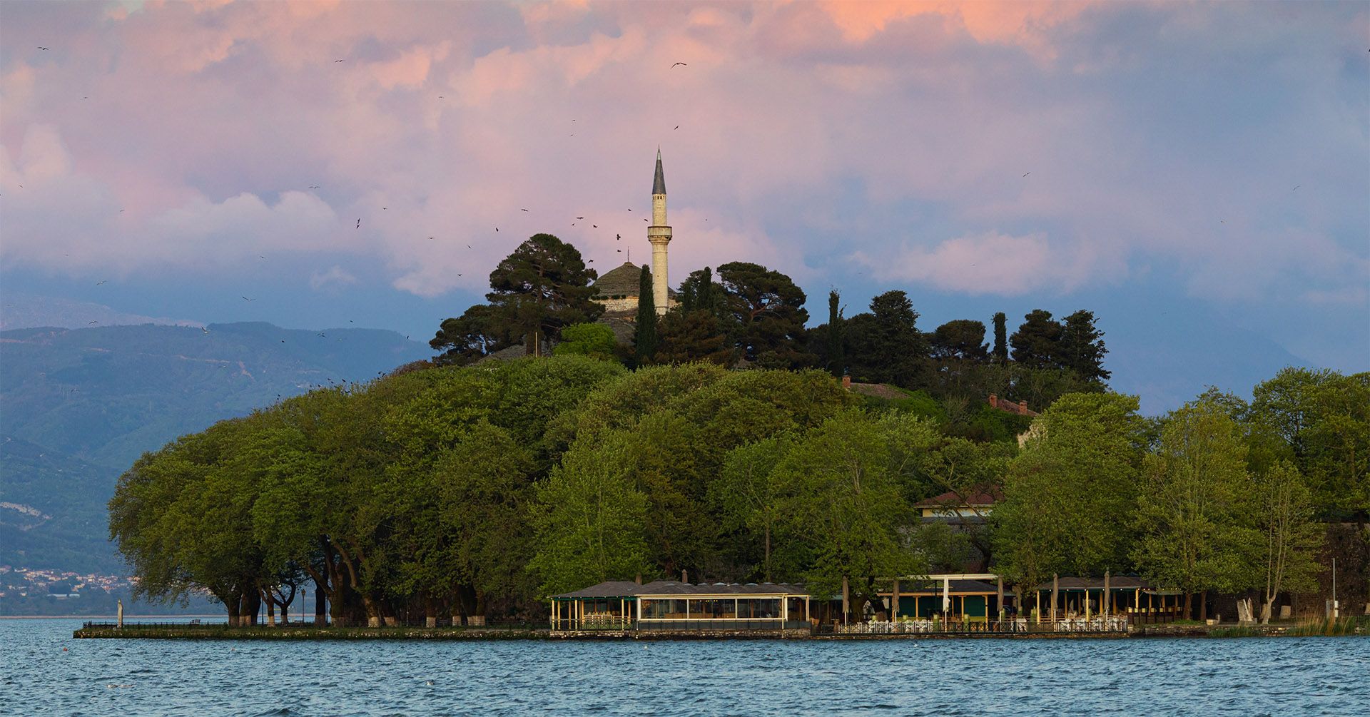 The lake of Ioannina View