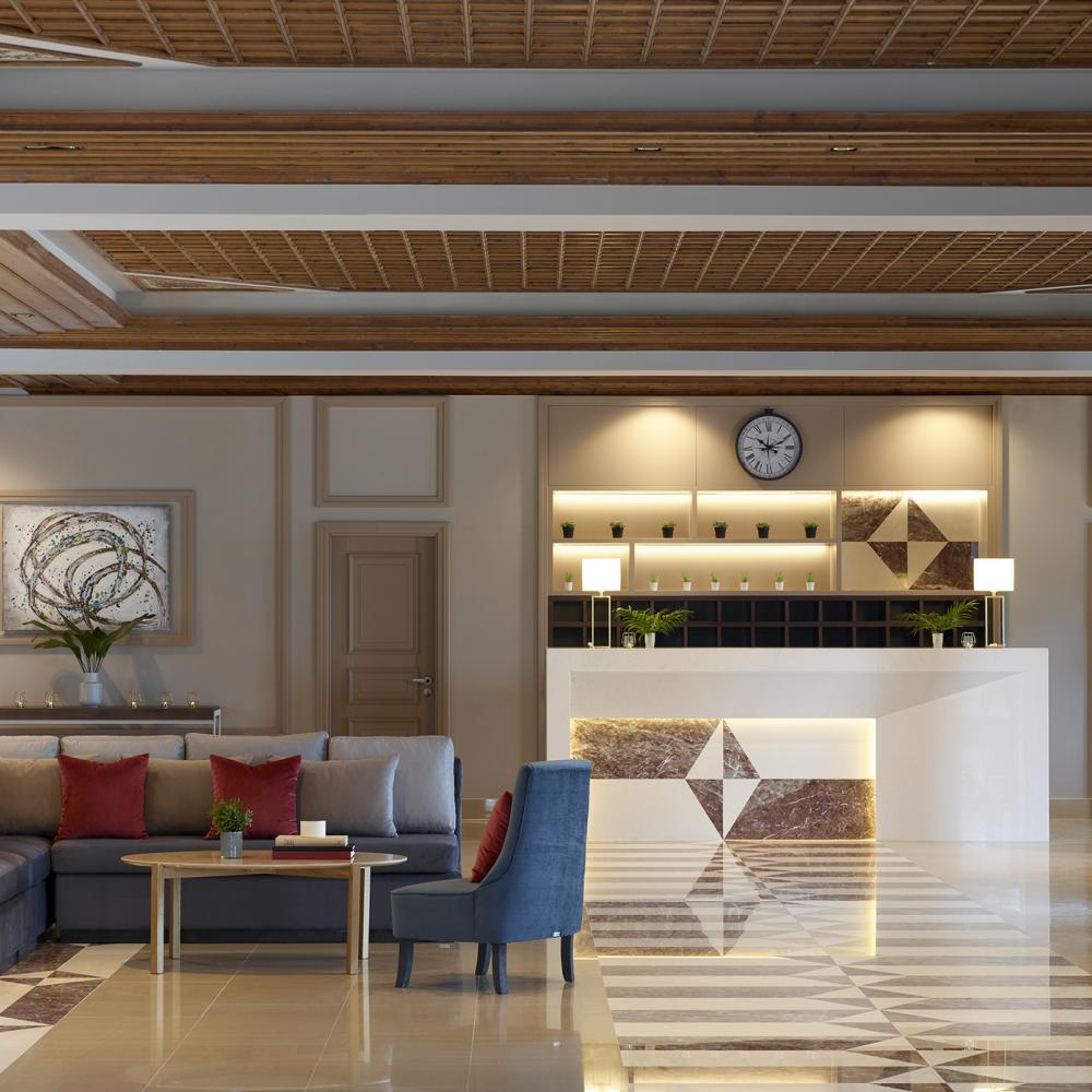 Lake Hotel Reception Desk